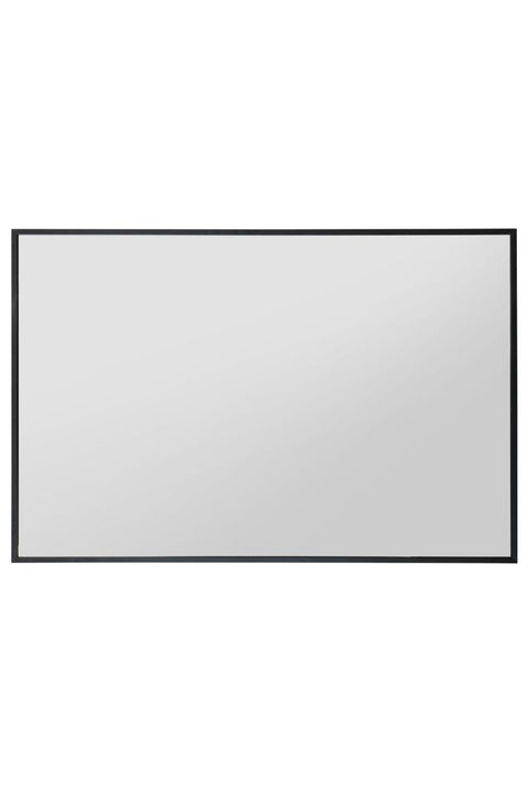 Black Aluminium Edged Wall Mirror 35" X 24" (90CM X 60CM)