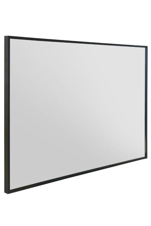 Black Aluminium Edged Wall Mirror 35" X 24" (90CM X 60CM)