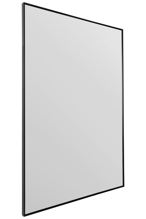 Black Aluminium Edged Wall Mirror 47" X 31" (120CM X 80CM)