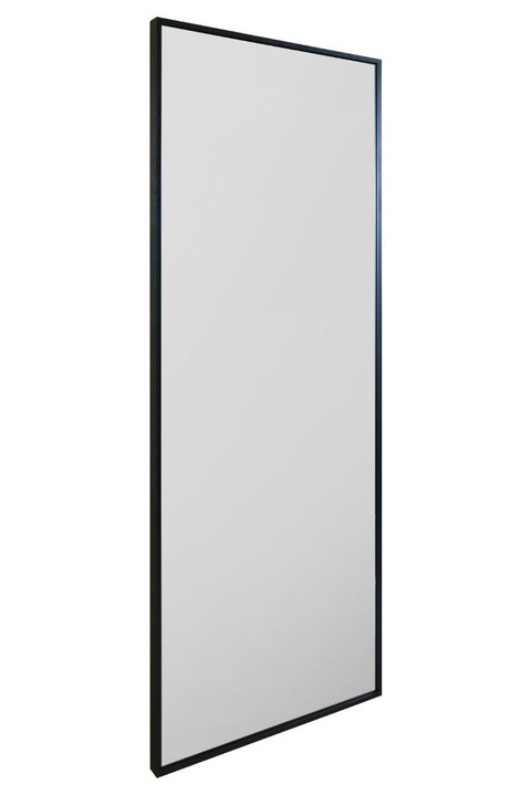 Black Aluminium Edged Wall Mirror 4ft11 X 2ft (150CM X 60CM)