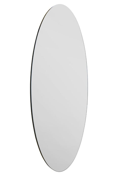 Frameless Oval Wall Mirror 47" X 20" (120x50CM)