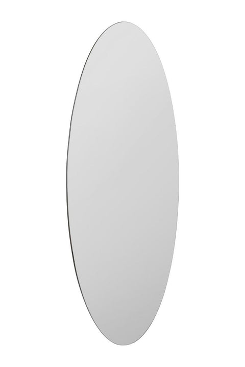 Frameless Oval Wall Mirror 71" X 28" (180x70CM)